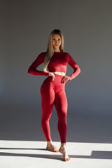 BEZŠVOVÝ TOP ELIME ULTIMATE BORDOVÝ