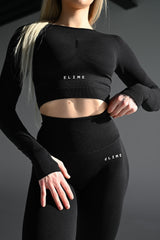 BEZŠVOVÉ LEGÍNY ELIME ULTIMATE ČIERNE