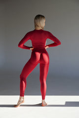 BEZŠVOVÝ TOP ELIME ULTIMATE BORDOVÝ