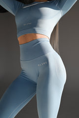 BEZŠVOVÉ LEGÍNY ELIME ULTIMATE SKY BLUE