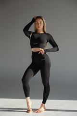 BEZŠVOVÝ TOP ELIME ULTIMATE ČIERNY