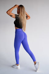 BEZŠVOVÉ LEGÍNY ELIME V-PUSH UP LIFT - PURPLE