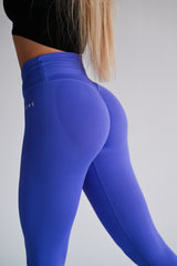 BEZŠVOVÉ LEGÍNY ELIME V-PUSH UP LIFT - PURPLE