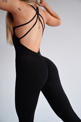 OVERAL SCRUNCH STRAP ELIME BLACK