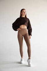 LEGÍNY ELIME MOMENTUM - V-SCRUNCH BEIGE