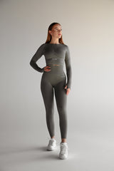 BEZŠVOVÝ TOP ELIME ULTIMATE DARK GREY