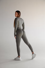 BEZŠVOVÝ TOP ELIME ULTIMATE DARK GREY