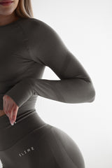 BEZŠVOVÝ TOP ELIME ULTIMATE DARK GREY