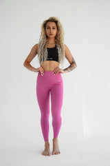 SCRUNCH PUSH-UP SEAMLESS LEGÍNY ELIME RUŽOVÉ