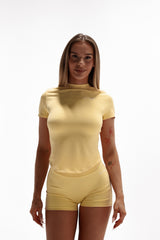 TOP T-SHIRT BUTTER BLISS ELIME YELLOW