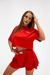 CROP TOP ELIME BLOOM - RED