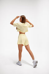 CROP TOP ELIME BLOOM - YELLOW