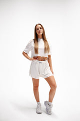 CROP TOP ELIME BLOOM - WHITE