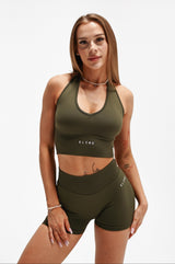 TOP ELIME DEFINED KHAKI