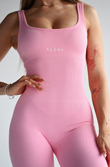 OVERAL RIBBED LONG ELIME RUŽOVÝ