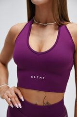 TOP ELIME DEFINED DARK PURPLE