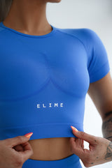 TOP S KRÁTKYM RUKÁVOM ELIME ULTIMATE KRÁĽOVSKÁ MODRÁ