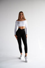 ELIME WHITE WAVE TOP S DLHÝM RUKÁVOM