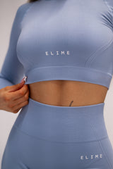 BEZŠVOVÝ TOP ELIME ULTIMATE SHAPES CLOUD BLUE