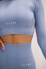 BEZŠVOVÝ TOP ELIME ULTIMATE SHAPES CLOUD BLUE