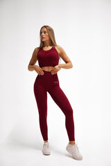 BEZŠVOVÉ LEGÍNY ELIME ULTIMATE SHAPES BORDO