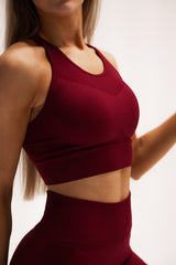 ŠPORTOVÁ PODPRSENKA ELIME ULTIMATE SHAPES BORDO