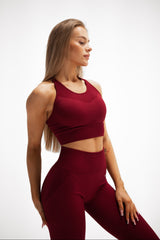 ŠPORTOVÁ PODPRSENKA ELIME ULTIMATE SHAPES BORDO