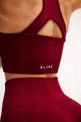 ŠPORTOVÁ PODPRSENKA ELIME ULTIMATE SHAPES BORDO