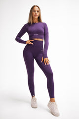 BEZŠVOVÝ TOP ELIME ULTIMATE FIALOVÝ