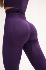 BEZŠVOVÉ LEGÍNY ELIME ULTIMATE FIALOVÉ