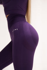 BEZŠVOVÉ LEGÍNY ELIME ULTIMATE FIALOVÉ