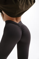 LEGÍNY ELIME MOMENTUM - V-SCRUNCH DARK GREY