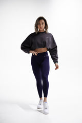 LEGÍNY ELIME MOMENTUM - V-SCRUNCH NAVY BLUE