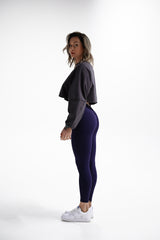 LEGÍNY ELIME MOMENTUM - V-SCRUNCH NAVY BLUE