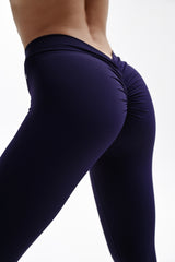 LEGÍNY ELIME MOMENTUM - V-SCRUNCH NAVY BLUE