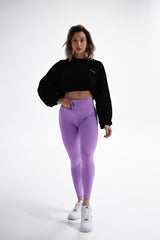 BEZŠVOVÉ LEGÍNY ELIME RUNIQUE - PURPLE