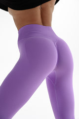 BEZŠVOVÉ LEGÍNY ELIME RUNIQUE - PURPLE
