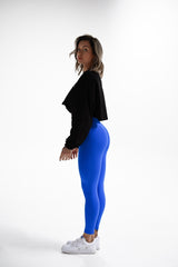 BEZŠVOVÉ LEGÍNY ELIME RUNIQUE - BLUE