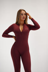 OVERAL POWERBUTT SCRUNCH ELIME BURGUNDY