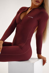 OVERAL POWERBUTT SCRUNCH ELIME BURGUNDY