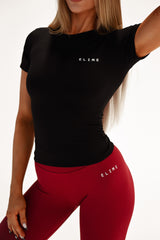 ELIME ACTIVE T-SHIRT BLACK