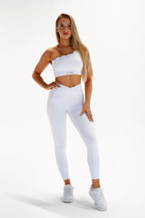 ELIME WHITE WAVE CROSS-WAIST LEGÍNY
