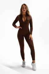 OVERAL POWERBUTT SCRUNCH ELIME BROWN