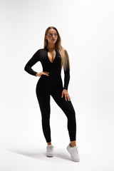 OVERAL POWERBUTT SCRUNCH ELIME BLACK