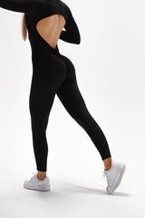 OVERAL POWERBUTT SCRUNCH ELIME BLACK