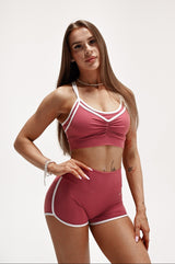 ŠPORTOVÁ PODPRSENKA ELIME ALLURE SCRUNCH - PINK