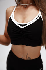 ŠPORTOVÁ PODPRSENKA ELIME ALLURE SCRUNCH - BLACK
