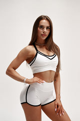 ŠORTKY ELIME ALLURE SCRUNCH - WHITE