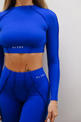 LONG TOP S DLHÝM RUKÁVOM PREMIUM SHAPE ELIME KING BLUE