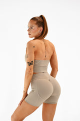 ŠORTKY ELIME PURE SCRUNCH - TAUPE